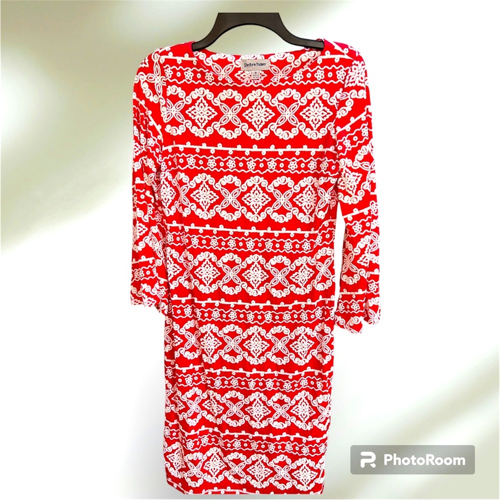 NWT Pink and White Patterned Dress Size Small